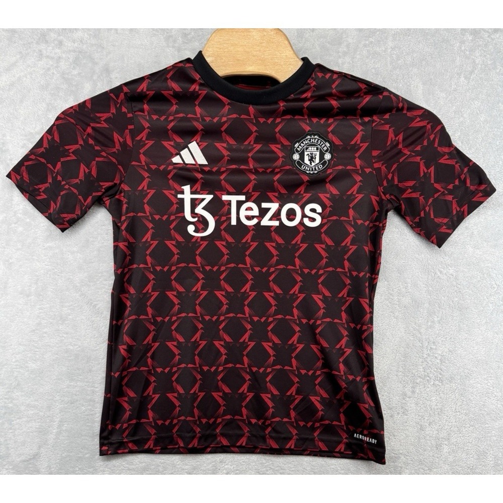Adidas Manchester United Football Club Soccer Jersey 23-24‎ Kids Youth L 13Y-14Y